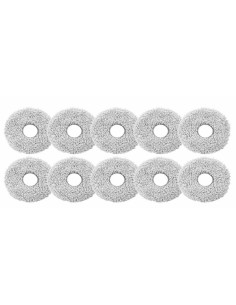 10 patins de rechange en microfibre pour le robot V1 Compact 2