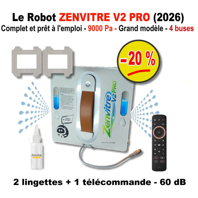 Robot lave Vitre V2 PRO 2026