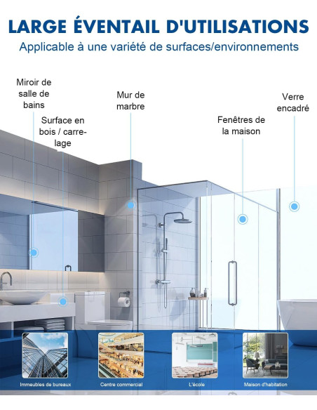 Robot Lave Vitre "V1 Compact" + 5 paires de patins - Nouveau modèle 2026